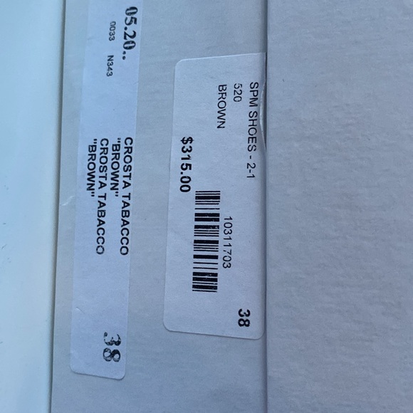 Misha Italian slipper with gold buckle size 38 - Picture 3 of 5